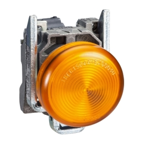 چراغ سیگنال فلزی نارنجی اشنایدر مدل XB4BVM5